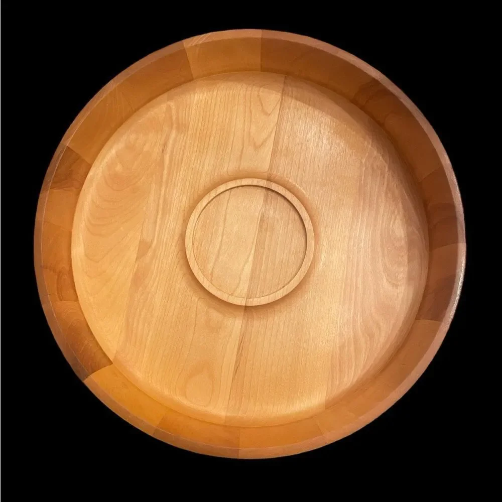 Williams Sonoma Large Birch Wood Chip and Dip Bowl